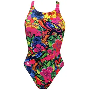 Comparateur de prix : Maillot de bain de natation Turbo Birdies bretelles larges femme - S