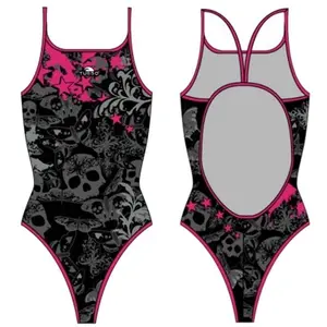 Turbo Skull Butterflyers Stars Bas de Bikini, Noir, M Femme pas cher