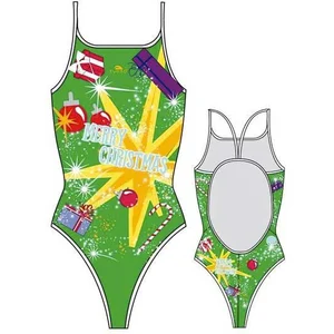 Turbo Christmas Explotion Swimsuit Vert 2XL Femme pas cher