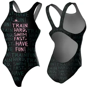 Comparateur de prix : Maillot de bain de natation Turbo Train Hard bretelles larges noir femme - M