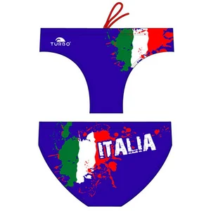 Turbo Italy 2012 Waterpolo Swimming Brief Bleu 5XL Homme pas cher