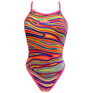 Maillot de bain Turbo Flow rose femme - L pas cher