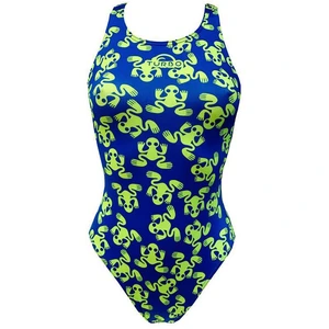 Comparateur de prix : Maillot de bain Turbo Raniras Flour bretelles larges jaune bleu femme - S