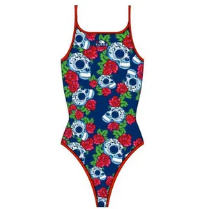 Turbo Maillot De Bain Roses&skulls L pas cher