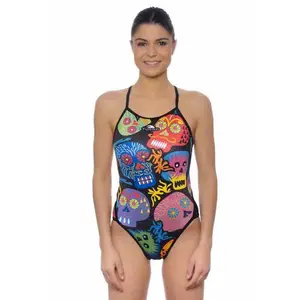 Turbo Maillot De Bain Halloween Skulls 4XL pas cher