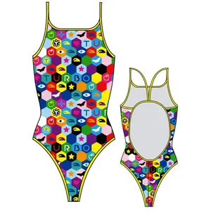 Maillot de bain de natation Turbo Hexa bretelles fines femme - S pas cher
