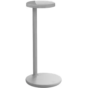 FLOS lampe de table OBLIQUE QI (2700K, gris poli - Aluminium et PMMA) pas cher