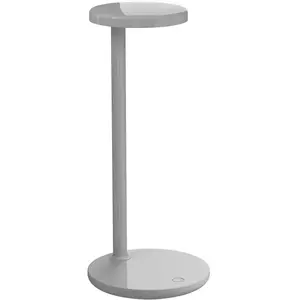 FLOS lampe de table OBLIQUE (2700K, gris poli - Aluminium et PMMA) pas cher