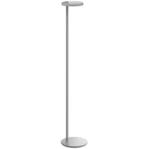FLOS lampadaire OBLIQUE USB-C (2700K, gris poli - Aluminium et méthacr...