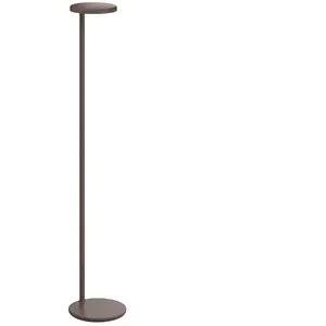 FLOS lampadaire OBLIQUE USB-C (2700K, marron opaque - Aluminium et mét... pas cher