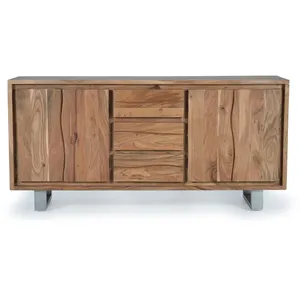 Comparateur de prix : GINER Y COLOMER Buffet en bois d'acacia et métal