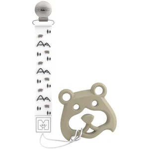 Saro Attache-sucette Avec Anneau De Dentition Silicone pas cher