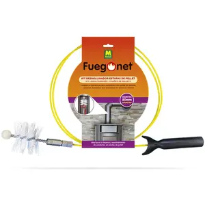 Kit ramoneur MASSO - pour poêles à granulés - brosse 80mm - 85890