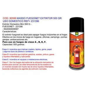 Extincteur domestique Masso Fuegonet 500 g 231396 pas cher