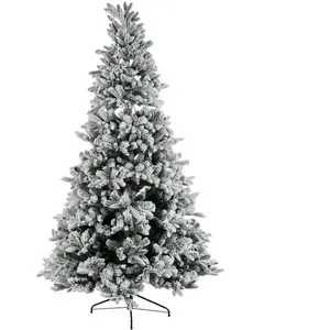 Sapin de Noël polyéthylène enneigé DKD Home Decor 140x140x210 cm TUVendu paramazon