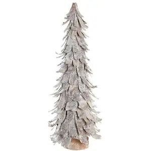 DKD Home Decor Sapin de Noël Gris Naturel Bouleau 35 x 35 x 96 cm TUVendu paramazon