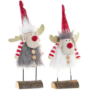 Décorations de Noël DKD Home Decor Polyester Renne (8 x 5 x 23 cm) (2 ...Vendu paramazon