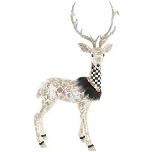 Christmas bauble DKD Home Decor Black Golden Reindeer 35 x 18 x 55 cmVendu paramazon
