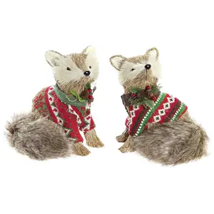 Décorations de Noël DKD Home Decor Polyester (16 x 18 x 21 cm) (2 Unit...Vendu paramazon