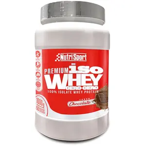 Comparateur de prix : NutriSport Iso Whey Cero Cero goût Chocolat + Shaker NutriSport en cadeau