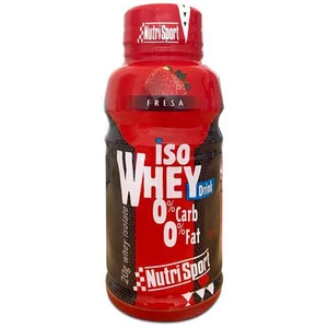 Comparateur de prix : Nutrisport Isolat De Protéine De Lactosérum Fraise 330ml 12 Unités One Size