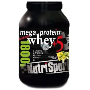 Comparateur de prix : Nutrisport Protéine De Lactosérum Vanille Mega 1.8kg One Size