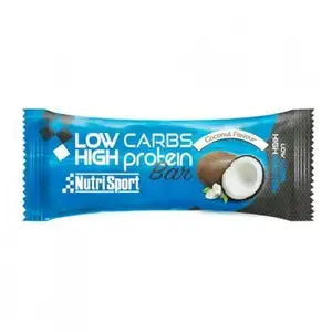 Barre NutriSport Low Carbs High Protein goût coco (16 unités)Vendu parbikeinn