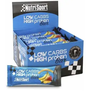 Comparateur de prix : NutriSport Low Carbs High Protein Bar Banane Mangue 16x60g