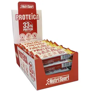 Comparateur de prix : Barre protéinée Nutrisport Protéique Bar saveur banane 44 g (24 unités)