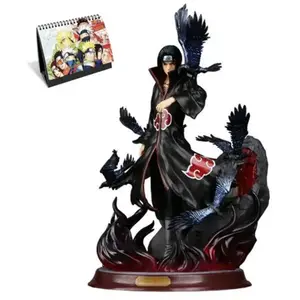 Figurine Delicate Naruto Shuppuden Uchiha Itachi 26 cm avec Calendrier Naruto 2021 en français