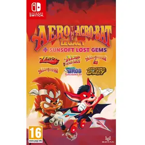 Aero The Acro-Bat Legacy + Sunsoft Lost Gems Nintendo Switch pas cher