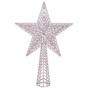 Wadiga Cimier de sapin de noël Étoile argentée