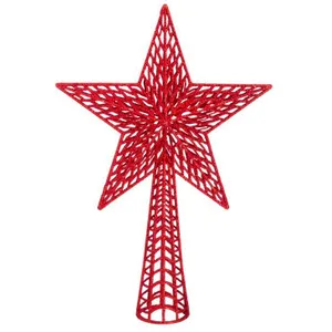 Wadiga Cimier de sapin de noël Étoile rouge