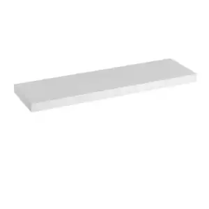 Unimasa Étagère murale tablette en MDF blanc L80cm pas cher