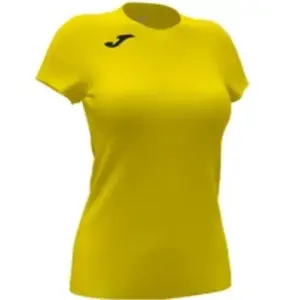 T-shirt Joma Record II manche courte jaune femme - XXL pas cher