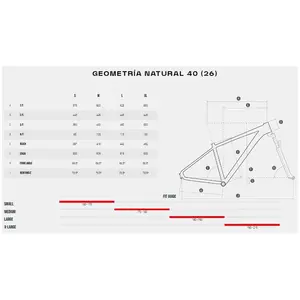 Megamo Vtt Natural 40 29´´ Acera 2026 XL pas cher