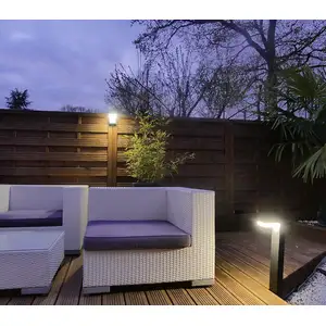 Comparateur de prix : Applique murale Solaire led Vénus à détecteur Lumihome blanc-neutre-4000k - noir