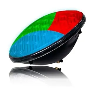Comparateur de prix : Ampoule Led Piscine Par56 9w 500lm Rgb Multicolore Ip68 Ø17.6x6cm Edm