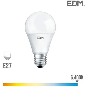Comparateur de prix : EDM Ampoule led E27 17W Ronde A60 équivalent à 165W - Blanc du Jour 6400K