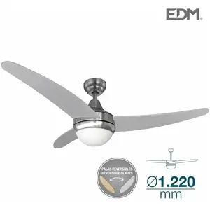 Comparateur de prix : edm-product Ventilateur de plafond - EGEO - Agean - 3 vitesses - télécommande