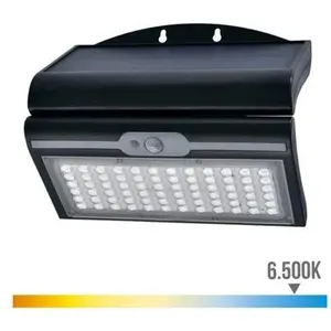 Comparateur de prix : EDM - Applique Solaire 6W 430Lm 6 500K Avec Capteur Couleur Noire