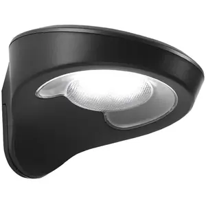 Comparateur de prix : EDM Applique Solaire Noire avec Capteur 1,8W 155lm IP44 - Blanc Du Jour 6500K