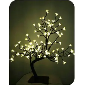 Arbre 3D Sakura 60cm 120 LED Blanc Chaud - GENERIQUE pas cher