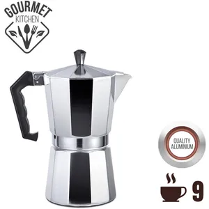 Cafétière - EDM - Aluminium - 9 Tasses - Compatible tous types de cuisines - Chrome pas cher