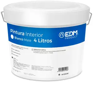 GENERIQUE - S.Of. Peinture Plastique Mat Interieur Blanc 4l Edm. pas cher