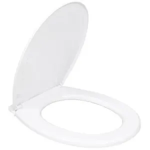 Comparateur de prix : Abattant WC Basic Blanc - GENERIQUE - Universel - Entraxe de fixation universelle