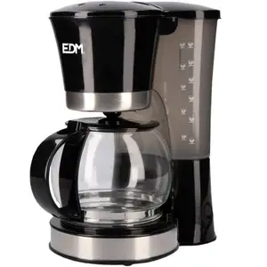Comparateur de prix : Cafetière Filtre Électrique - EDM - 12 tasses - 800W - Programmable - Noir