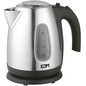 Comparateur de prix : Bouilloire EDM Kettle Noir Multicouleur Acier inoxydable 2200 W 1,7 L TU