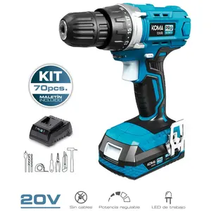 Set de forage et accessoires Koma Tools Pro Series Tournevis 70 piezas