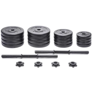 KRF Unisexe -Adult FIT Home PESA DISCOS 30 kg Set 2 Uds de 15 kg c-u, Negro, Taille unique pas cher